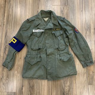 Vintage Korean War M - 1951 Us Army Field Jacket Sz Medium Or Small Short