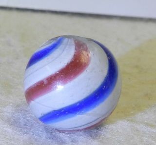 10426m Vintage German Handmade Peppermint Swirl Marble.  70 In Near,