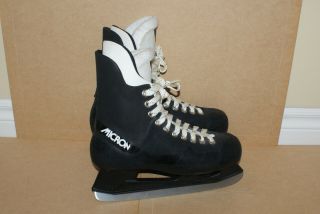 Vintage Micron M1 Molded Ice Hockey Skates Men 