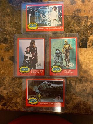 2017 Topps Star Wars 40th Anniversary Vintage Chase Cards