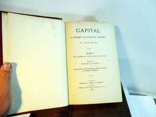 Capital A Critique Of Political Economy Karl Marx 1907 3