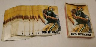 Vintage 1960s Green Bay Packers Deck Of Playing Cards Full Deck (bin 40)
