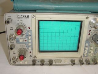 Vintage Tektronix 465B 100 MHz 2 - Channel Oscilloscope Scope Fixer / Parts Repair 3