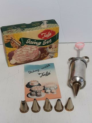 Vintage Tala Icing Set No.  1705 And Instructions