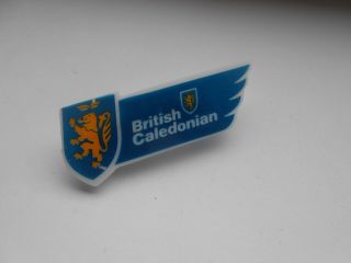 British Caledonian Airways Airline Plastic Half Wing Badge