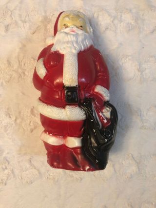 Vintage 1968 Empire Plastic Blowmold Christmas Santa Stands 13.  75” Mold Only