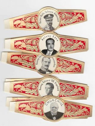 20 Cigar Bands Senator Heads Of State In 1939 Red Iss In 1962