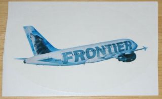 Old Frontier Airlines (usa) Airbus A319 Airline Sticker