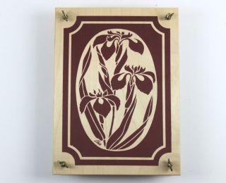 Vintage Lena Wooden Leaf And Flower Press
