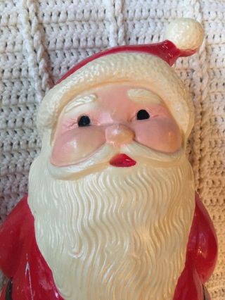 Vintage Santa Claus Blow Mold lighted 14” Union Products USA Tabletop,  Christmas 2