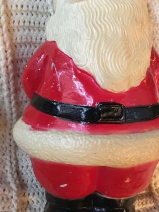 Vintage Santa Claus Blow Mold lighted 14” Union Products USA Tabletop,  Christmas 3