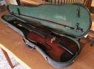 Rare Antique Farney/ The Rudolph Wurlizer Co.  Viola /orig Case & A.  Schroetter Bow