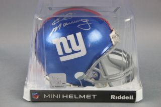 Eli Manning Autographed/signed York Giants Mini Helmet - Steiner
