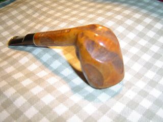 Yello - Bole Imperial Honey Cured Wood Pipe Vintage Carved Smoking Imported Briar