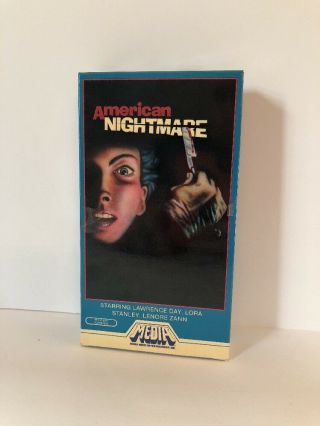 American Nightmare Vhs Tape Vintage Horror Gore Slasher Media Home 1980s 80s