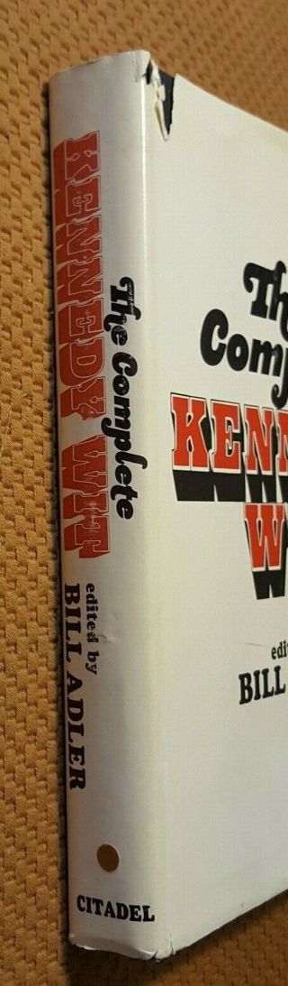 The Complete Kennedy Wit by Bill Adler First Edition VTG Hardcover JFK 2