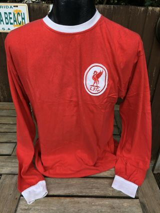 Vintage Liverpool 1964 Home Shirt By Score Draw Long Sleeves Retro Old School