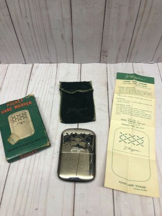 Vintage Jc Higgins Pocket Hand Warmer Sears Roebuck 50 