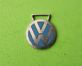 Vintage Metal Rare Vw Motor Car Key Fob For Keyring Volkswagen Gpcromwell