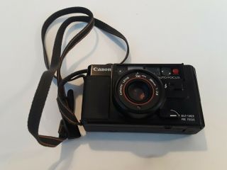 Vintage Canon Af35m 35mm Point And Shoot Camera