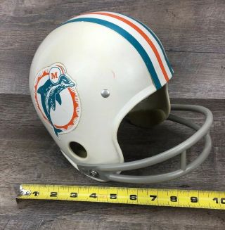 Vtg Rawlings Miami Dolphins Football Helmet Display Bnfl Small Youth Sz 70/80s