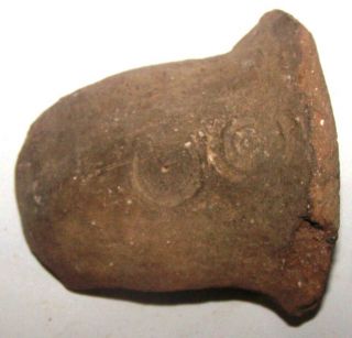 Iron Age Ll Terra Cotta Jar Handle With Stamp (israelte,  Time Of The Kings) - 13