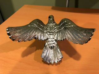 Vintage FLYING EAGLE Hood Ornament Radiator Chevy Car Truck American Collectible 3
