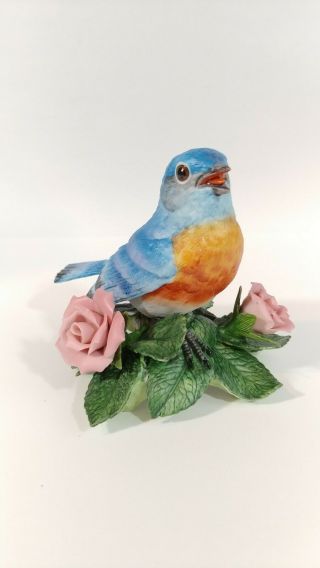 Vintage Lenox Fine Porcelain Garden Bird Eastern Bluebird