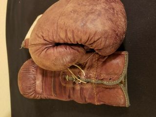 Vintage Boxing Golden Gloves 8 Oz Ogg