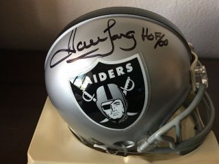 Howie Long Signed Autographed Mini Helmet Oakland Raiders