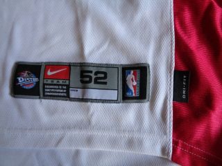 Richard Rip Hamilton Autographed Detroit Pistons Nike Team XXL 52 Jersey 2