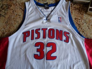 Richard Rip Hamilton Autographed Detroit Pistons Nike Team XXL 52 Jersey 3