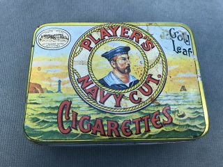Vintage Players Navy Cut Cigarettes Tin