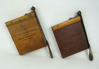 2 Vintage Eastman Kodak Dark Room No.  1 Trimming Boards Paper Cutters