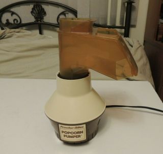 Vintage Proctor Silex Popcorn Pumper Machine Maker 73302 Coffee Beans
