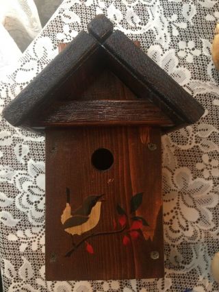 Vintage Birdhouse - Handmade,  Homemade,  Hand Crafted,
