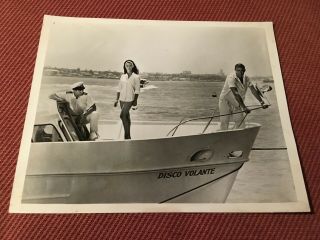 James Bond Thunderball Vintage Press Still Photo Connery Disco Volante