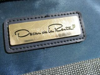 Vtg Oscar de la Renta Travel Garment Bag Suit Dress Luggage 3