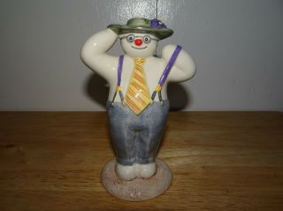 Vintage 1985 Royal Doulton U.  K.  The Stylish Snowman Ceramic Figurine