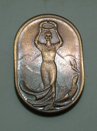 1988 Olympics Souvenir Bronze Medal Made By Johnson Matthey Sponsored By Visa