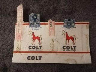 Colt - Argentina Cigarette Pack Label Wrapper