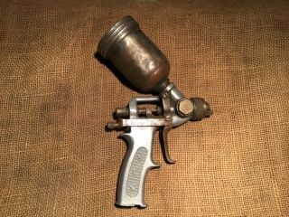 A Vintage Gravity Fed Spraygun With Copper Tank And Aluminium Handle Ben