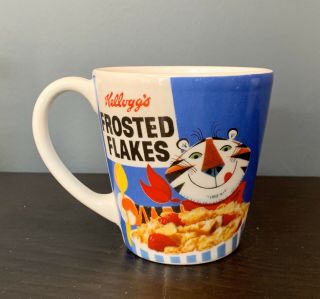 2005 Mug Cup Vintage Collectible Kellogg ' s Tony the Tiger Frosted Flakes Blue 3