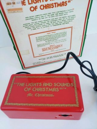 Vintage Mr Christmas Lights And Sounds Of Christmas 1981– 21 Songs – It