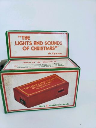 Vintage MR CHRISTMAS Lights and Sounds of Christmas 1981– 21 Songs – It 3