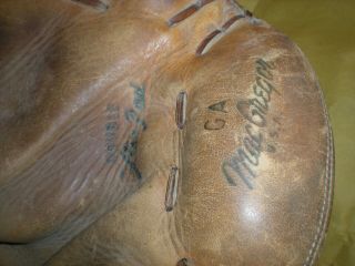 Vintage MacGregor GA Catchers Featherweight Pad Baseball Glove Mitt Made In USA 2