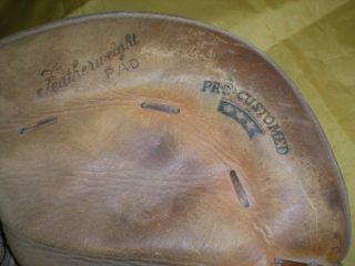 Vintage MacGregor GA Catchers Featherweight Pad Baseball Glove Mitt Made In USA 3