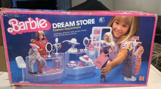 Vtg Barbie Dream Store Fashion Department Mattel 1982 Plus