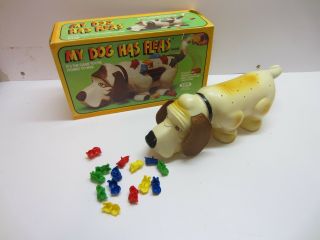 Vtg Retro 70s 1979 Kids Game Toy Basset Hound My Dog Has Fleas Ideal