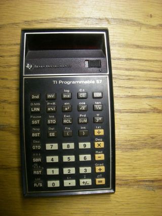 Vintage Calculator Texas Instruments Ti Programmable 57